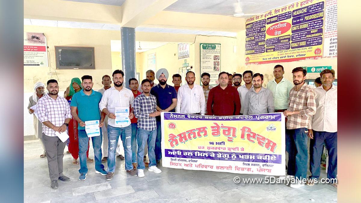 Health, Dr. Vikas Gandhi, Senior Medical Officer Fazilka, Fazilka