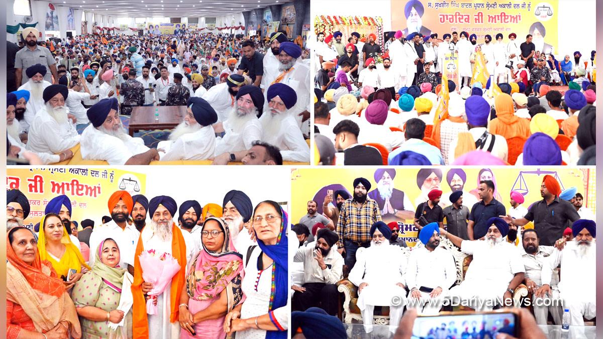 Sukhbir Singh Badal, Shiromani Akali Dal, SAD, Akali Dal, Virsa Singh Valtoha, Lok Sabha Elections 2024, General Elections 2024, Lok Sabha Election, Lok Sabha 2024, Khadoor Sahib, Tarn Taran