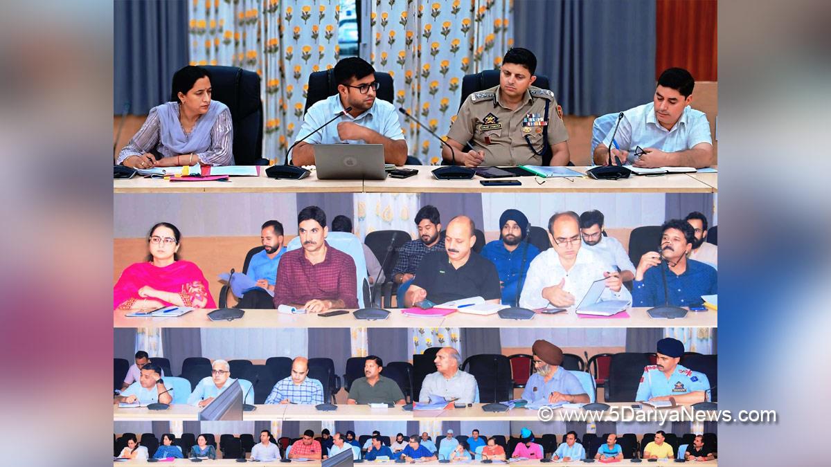 Abhishek Sharma, Samba, Deputy Commissioner Samba, Kashmir, Jammu And Kashmir, Jammu & Kashmir, District Administration Samba, Shri Amarnath Ji Yatra 2024