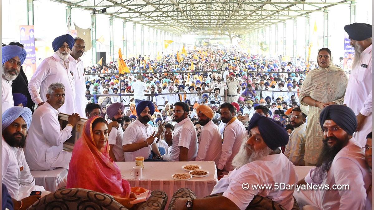 Sukhbir Singh Badal, Shiromani Akali Dal, SAD, Akali Dal, Harsimrat Kaur Badal