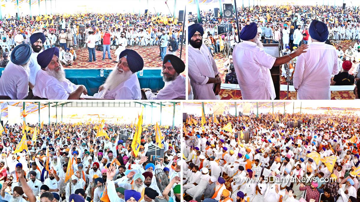 Sukhbir Singh Badal, Shiromani Akali Dal, SAD, Akali Dal, Lok Sabha Elections 2024, General Elections 2024, Lok Sabha Election, Lok Sabha 2024, Virsa Singh Valtoha