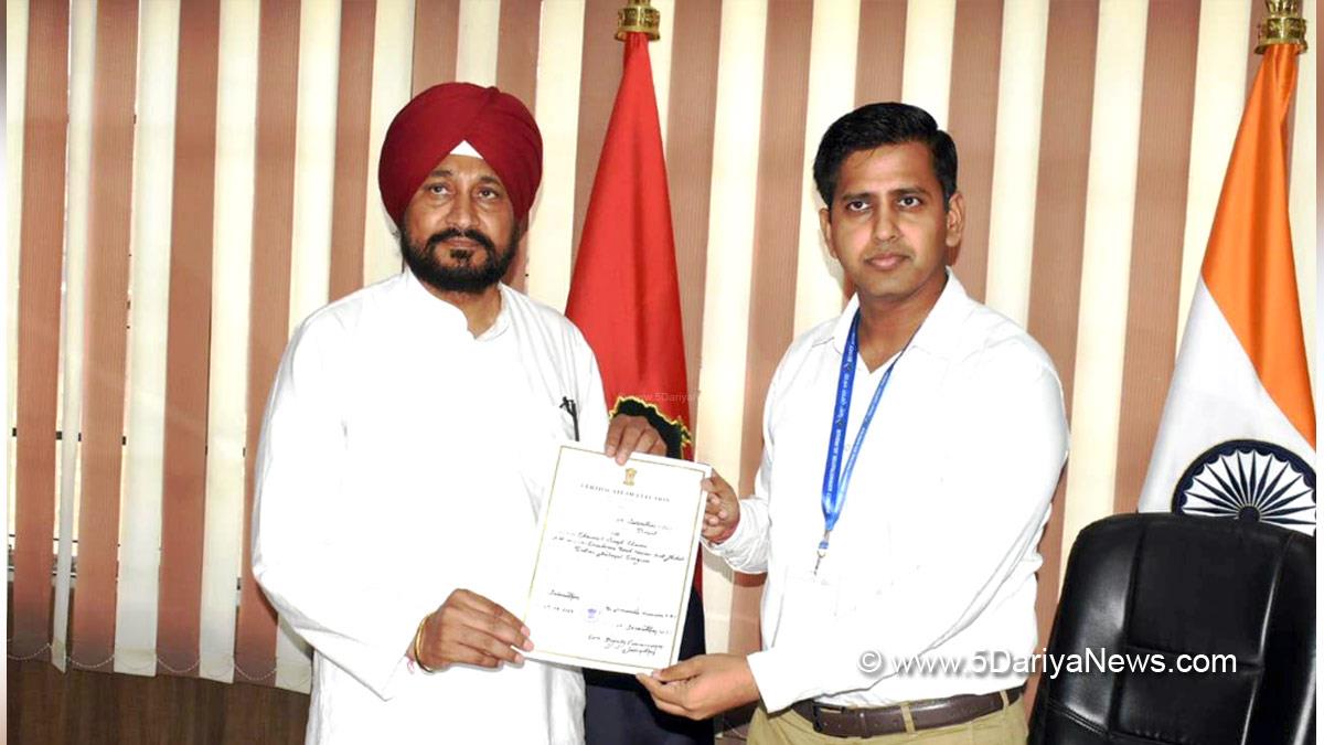 Charanjit Singh Channi, Punjab Pradesh Congress Committee, Congress, Punjab Congress, Dr. Himanshu Aggarwal, DC Jalandhar, Jalandhar, Deputy Commissioner Jalandhar