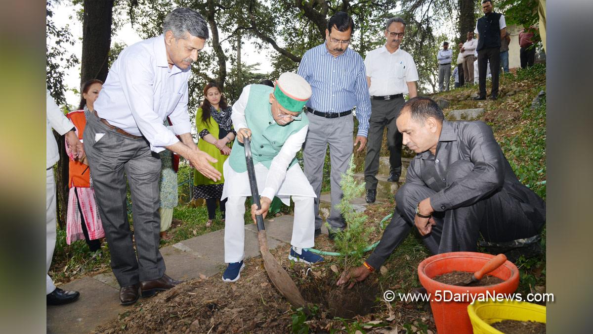 Shiv Pratap Shukla, Himachal Pradesh, Himachal, Bharatiya Janata Party, BJP, BJP Himachal, Shimla, Raj Bhawan, World Environment Day
