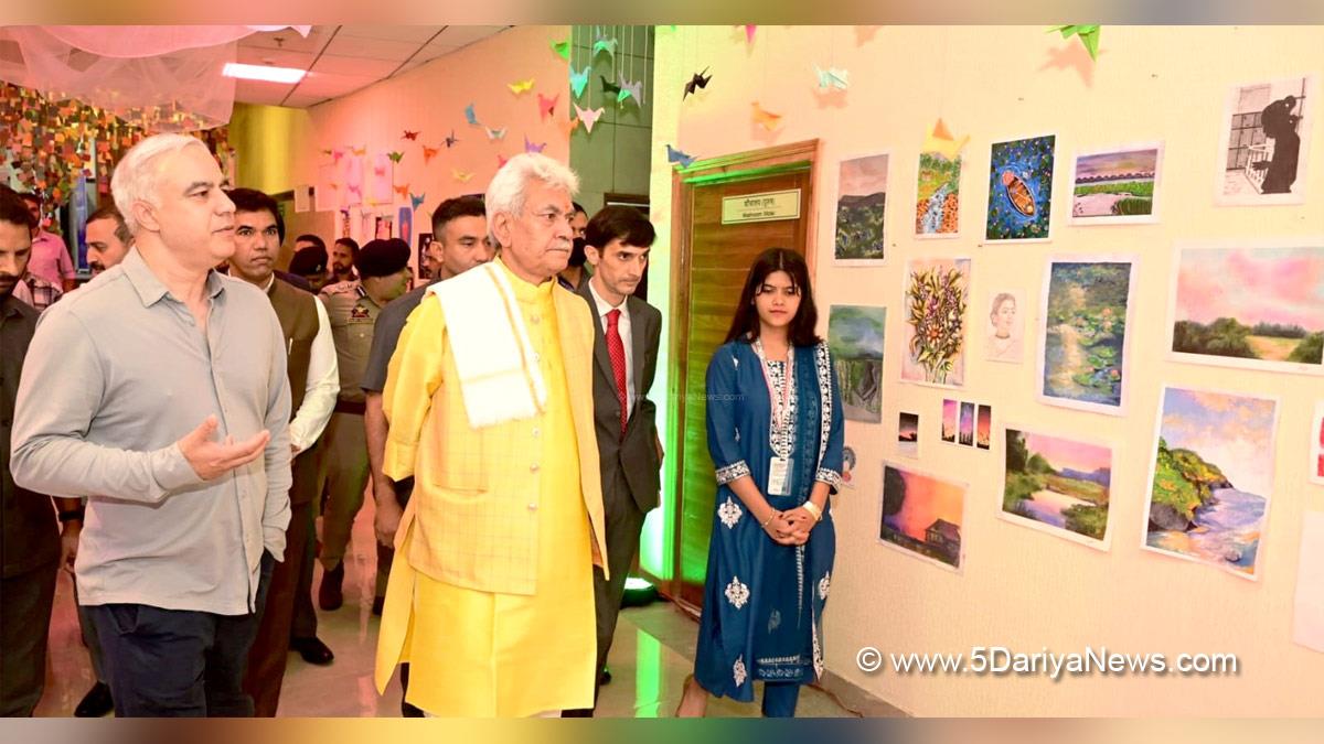 Manoj Sinha, Lieutenant Governor J&K, Raj Bhavan, Jammu, Srinagar, Kashmir, Jammu And Kashmir, Jammu & Kashmir, Vijay Kumar Bidhuri,Vikramjit Singh,Akshay Labroo