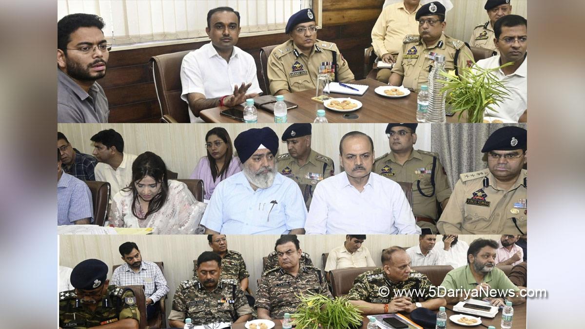 Ramesh Kumar, Divisional Commissioner Jammu, Jammu, Jammu And Kashmir, Jammu & Kashmir, Sachin Kumar Vaishay, Shri Amarnathji Yatra 2024