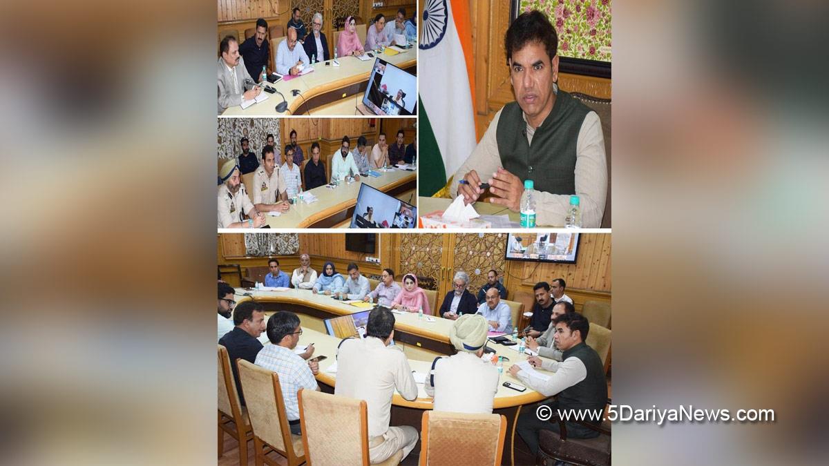 Vijay Kumar Bidhuri, Commissioner Secretary Revenue, Kashmir, Jammu And Kashmir, Jammu & Kashmir