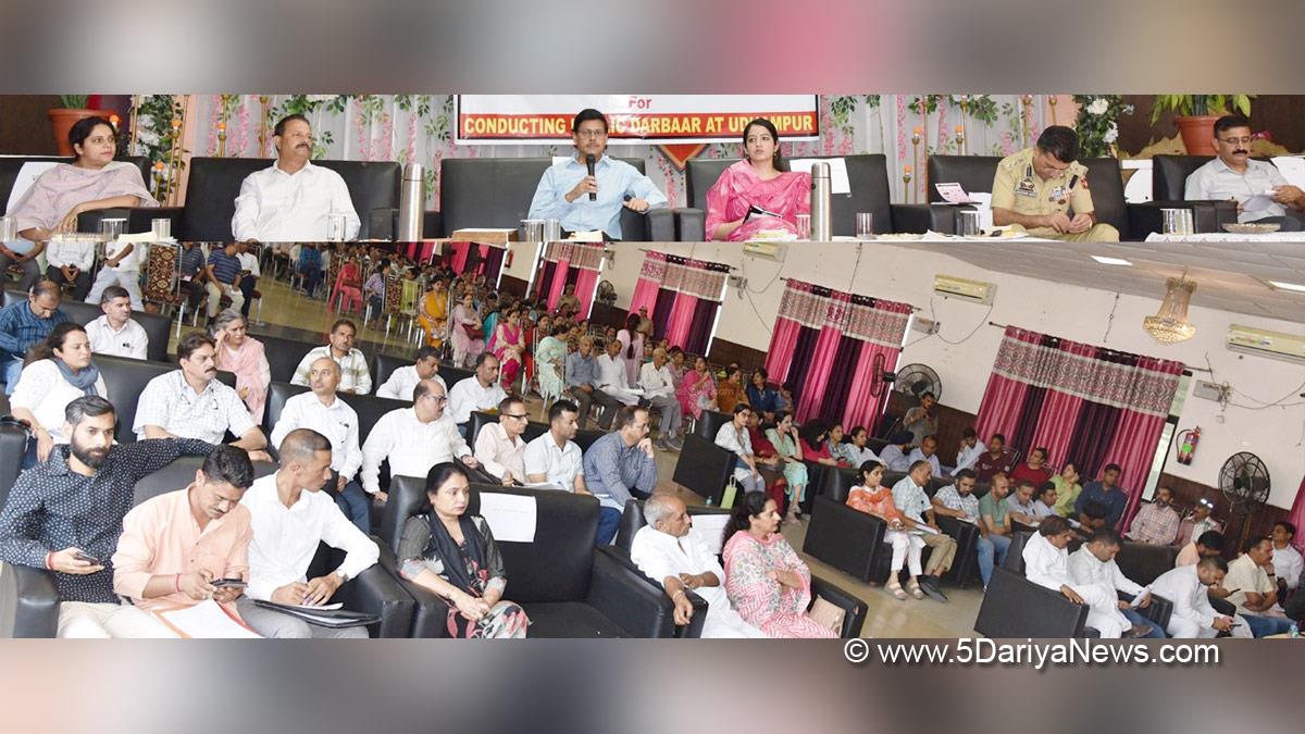 Saloni Rai, Udhampur, DDC Udhampur, District Development Commissioner Udhampur, Kashmir, Jammu And Kashmir, Jammu & Kashmir, District Administration Udhampur, Chandraker Bharti