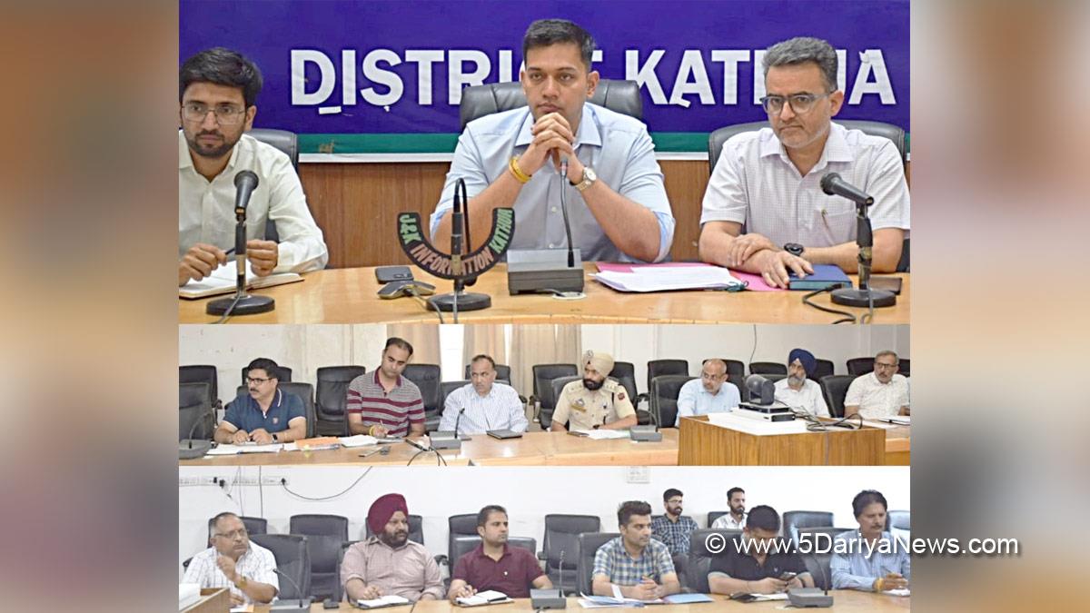 Rakesh Minhas, Dr. Rakesh Minhas, Kathua, DDC Kathua, District Development Commissioner Kathua, Kashmir, Jammu And Kashmir, Jammu & Kashmir, District Administration Kathua, Shri Amarnath Ji Yatra 2024