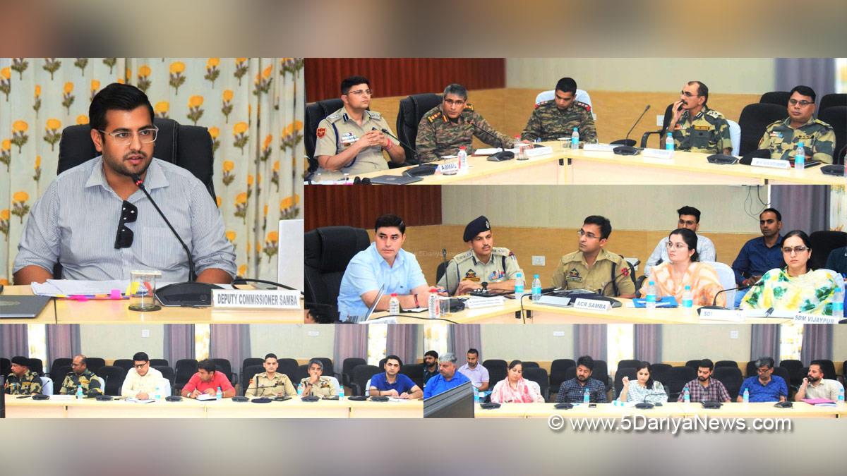 Abhishek Sharma, Samba, Deputy Commissioner Samba, Kashmir, Jammu And Kashmir, Jammu & Kashmir, District Administration Samba, Shri Amarnath Ji Yatra 2024