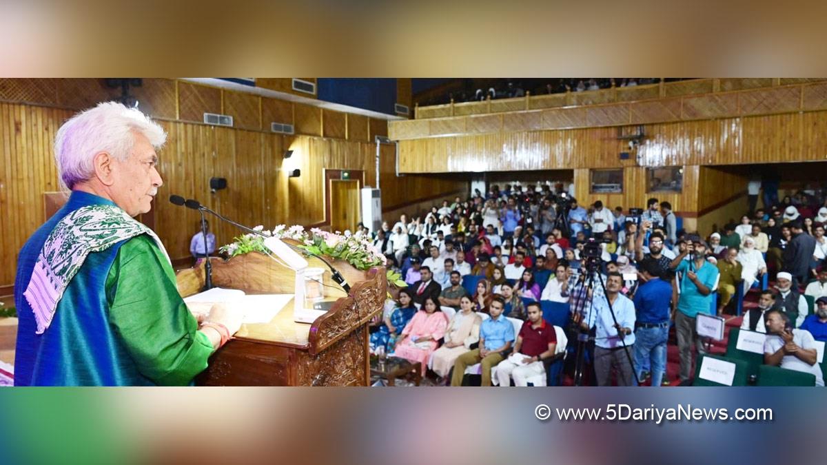 Manoj Sinha, Lieutenant Governor J&K, Raj Bhavan, Jammu, Srinagar, Kashmir, Jammu And Kashmir, Jammu & Kashmir, Suresh Kumar Gupta, Dr. Bilal Mohi-Ud-Din Bhat