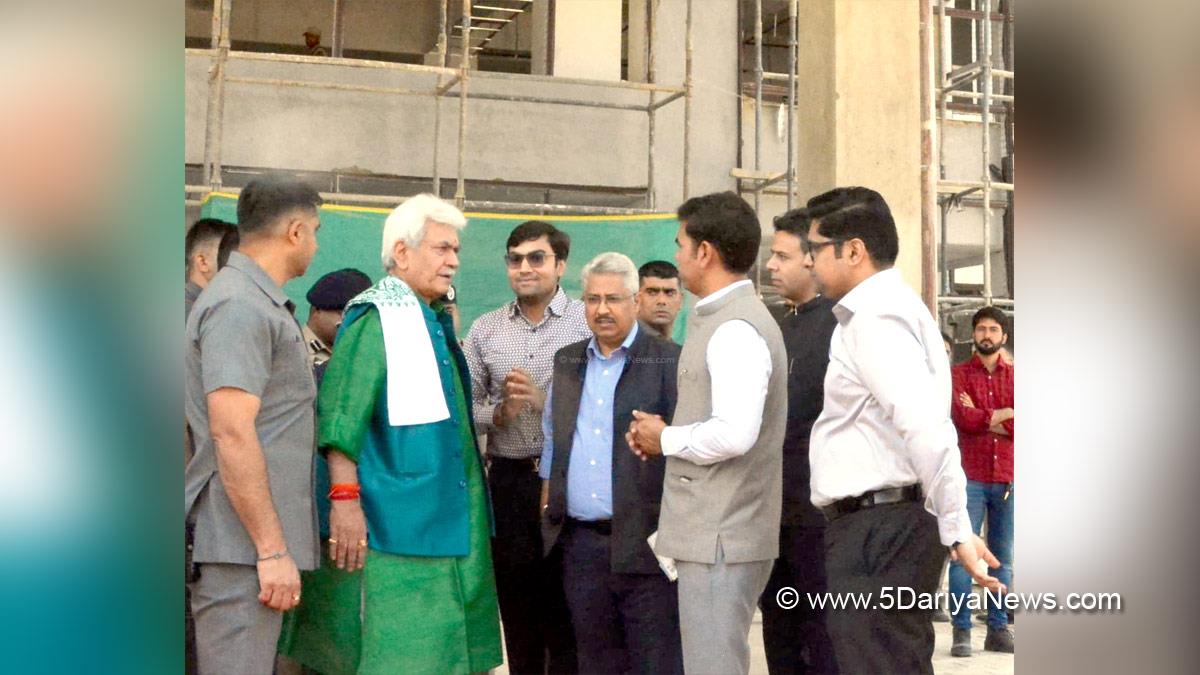 Manoj Sinha, Lieutenant Governor J&K, Raj Bhavan, Jammu, Srinagar, Kashmir, Jammu And Kashmir, Jammu & Kashmir, Mandeep Kumar Bhandari, Vijay Kumar Bidhuri