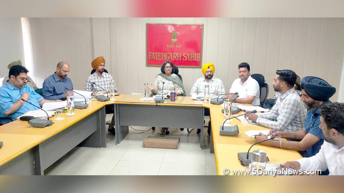 Parneet Shergill, DC Fatehgarh Sahib, Fatehgarh Sahib, Deputy Commissioner Fatehgarh Sahib 