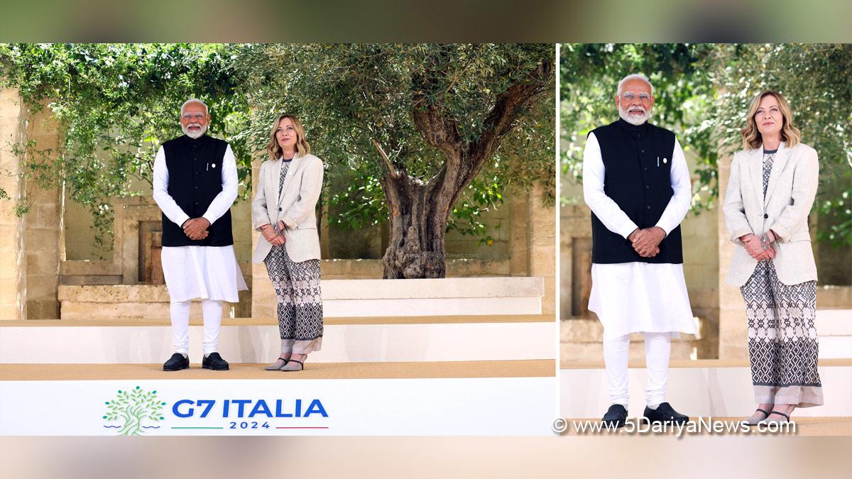 Narendra Modi, Modi, BJP, Bharatiya Janata Party, Prime Minister of India, Prime Minister, Narendra Damodardas Modi, Apulia, Italy, G7 Summit, Giorgia Meloni