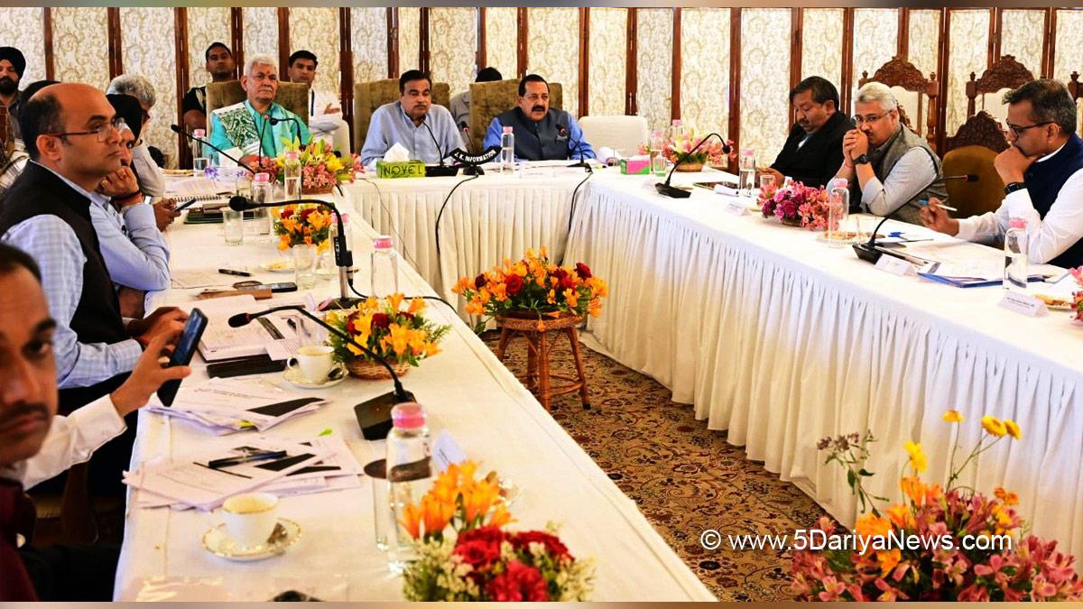 Dr Jitendra Singh, Dr. Jitendra Singh, Bharatiya Janata Party, BJP, Nitin Gadkari, National Higher Authority of India, NHAI, Manoj Sinha, Lieutenant Governor J&K, Raj Bhavan, Jammu, Srinagar, Kashmir, Jammu And Kashmir, Jammu & Kashmir