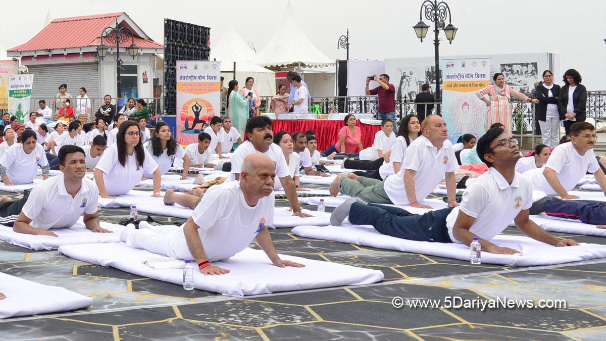 Shiv Pratap Shukla, Himachal Pradesh, Himachal, Bharatiya Janata Party, BJP, BJP Himachal, Shimla, Raj Bhawan, 10th International Yoga Day, International Yoga Day, Yoga Day
