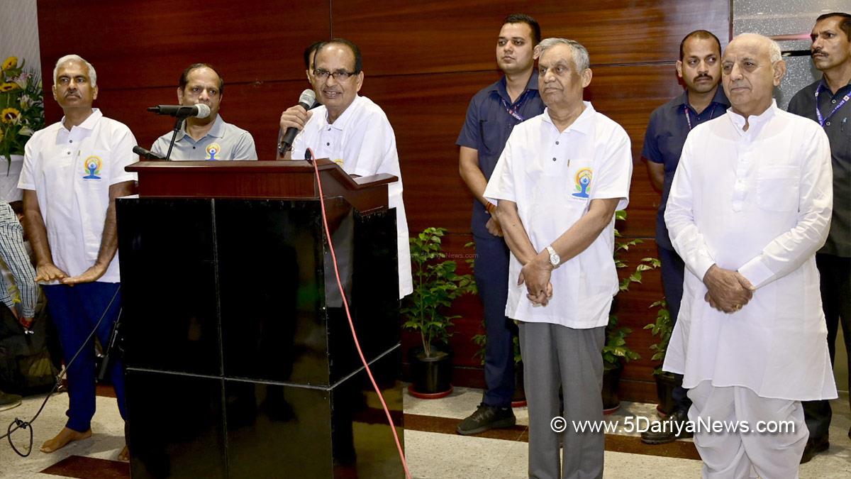 Shivraj Singh Chouhan, Shivraj Chauhan, BJP, Bharatiya Janata Party, 10th International Yoga Day, International Yoga Day, Yoga Day