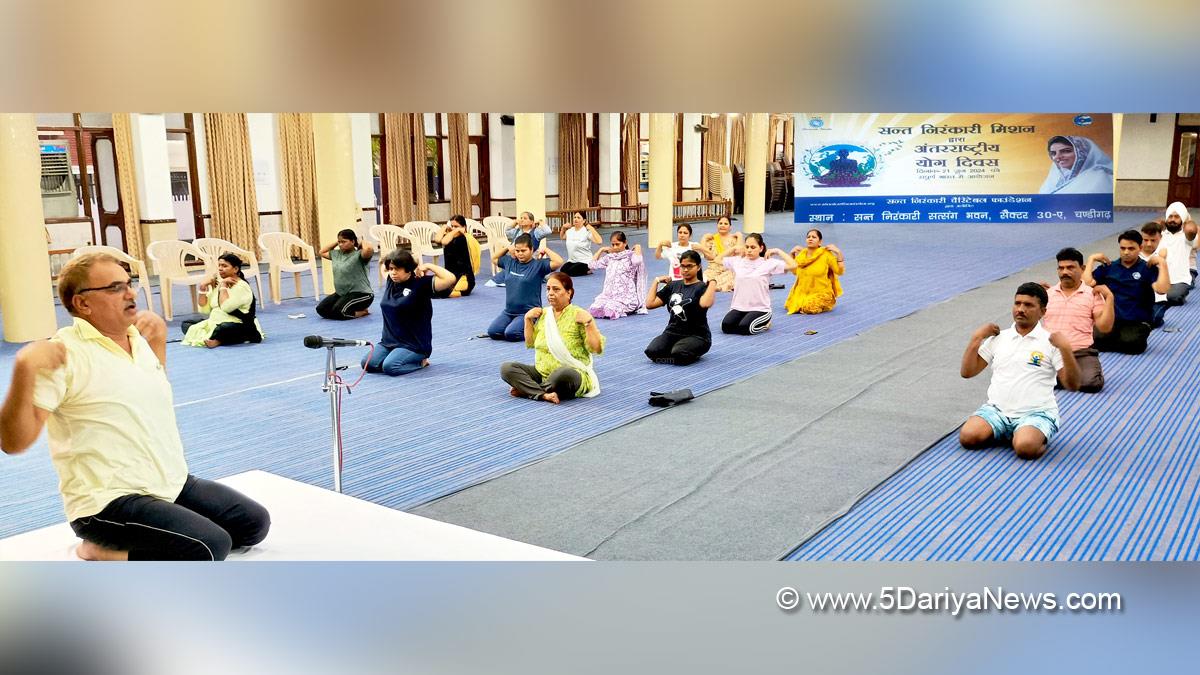 Nirankari, Satguru Mata Sudiksha ji Maharaj, Sant Nirankari charitable Foundation, Sant Nirankari Mission, 10th International Yoga Day, International Yoga Day, Yoga Day