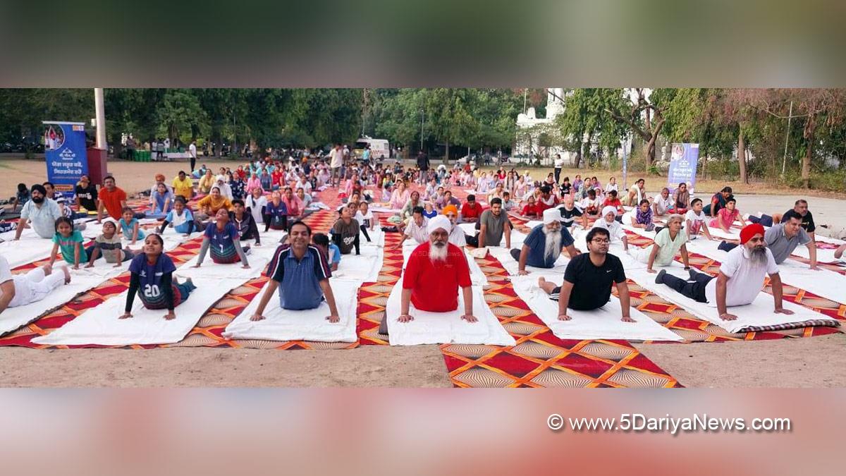 Gurdit Singh Sekhon, Faridkot, AAP, Aam Aadmi Party, Aam Aadmi Party Punjab, AAP Punjab, 10th International Yoga Day, International Yoga Day, Yoga Day, Vineet Kumar, DC Faridkot, Deputy Commissioner Faridkot