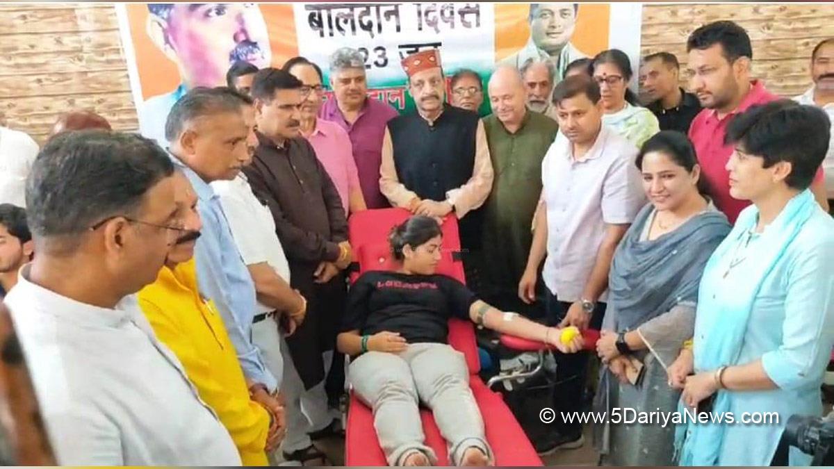 Devender Singh Rana, Jammu And Kashmir, Jammu & Kashmir, Jammu, BJP J&K, Blood Camp, Blood Donation Camp