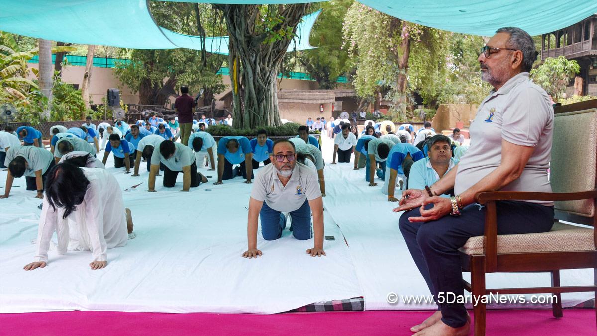 Giriraj Singh, Bharatiya Janata Party, BJP, 10th International Yoga Day, International Yoga Day, Yoga Day