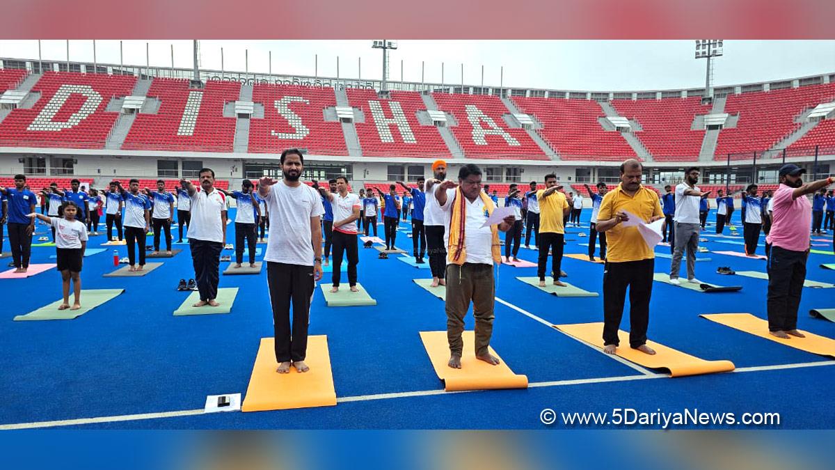 Jual Oram, Bharatiya Janata Party, BJP, Rourkela, Odisha, 10th International Yoga Day, International Yoga Day, Yoga Day