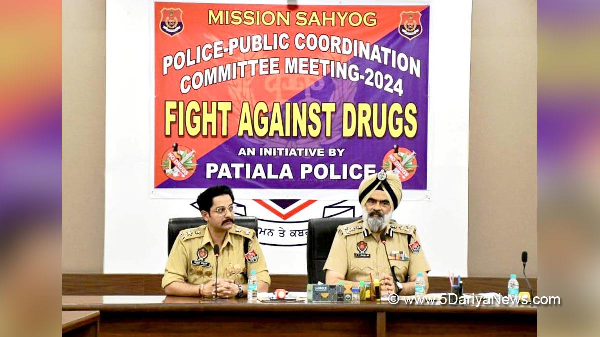 Harcharan Singh Bhullar, Deputy Inspector General of Police, DIG Patiala Range, Punjab Police, Police, Mission Sahyog, Anti Drug Mission, Patiala