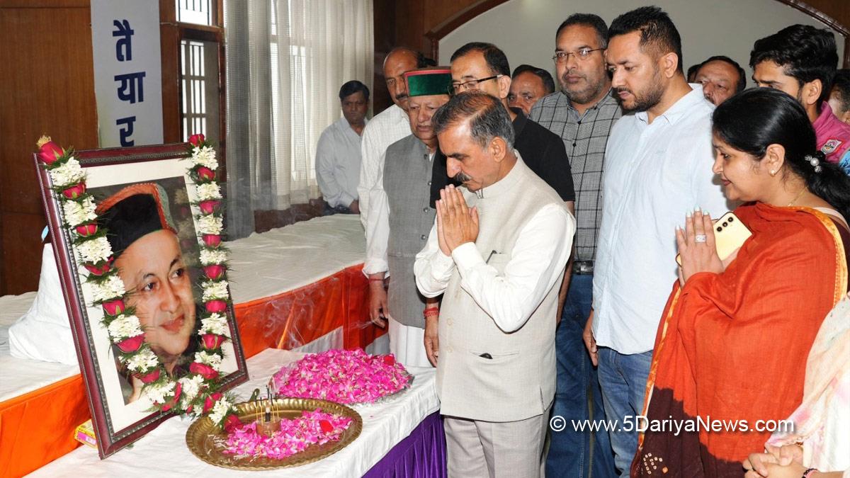 Sukhvinder Singh Sukhu, Himachal Pradesh, Himachal, Congress, Indian National Congress, Himachal Congress, Shimla, Chief Minister of Himachal Pradesh