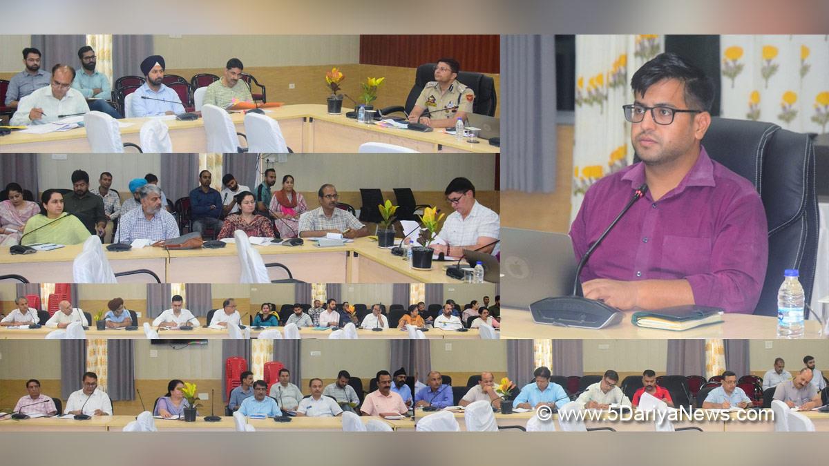 Abhishek Sharma, Samba, Deputy Commissioner Samba, Kashmir, Jammu And Kashmir, Jammu & Kashmir, District Administration Samba, Shri Amarnath Ji Yatra 2024