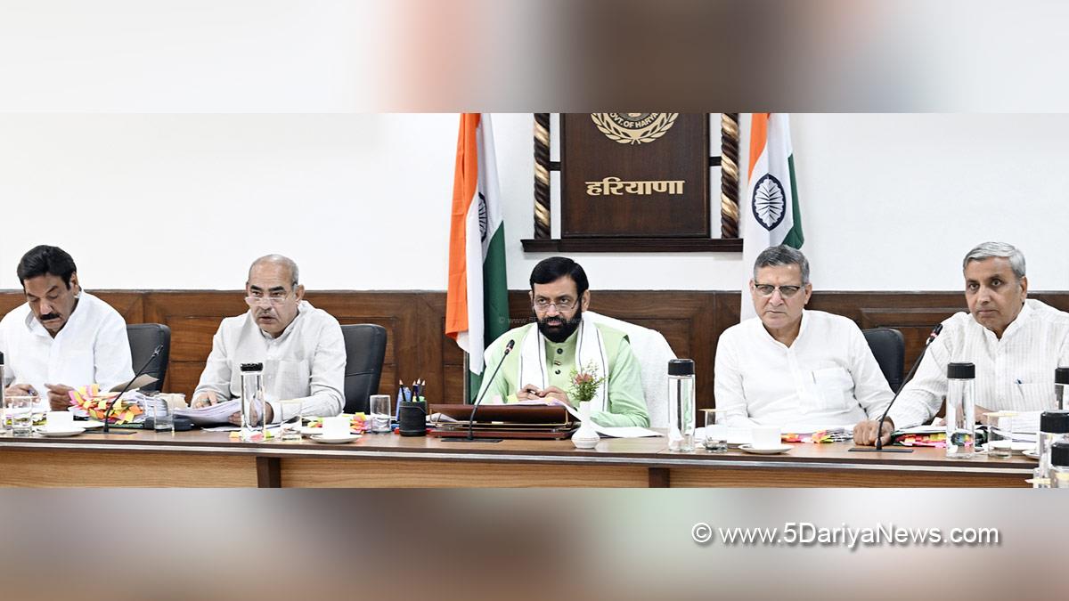 Nayab Singh Saini, Haryana, Bharatiya Janata Party, BJP, Haryana Chief Minister, Chief Minister of Haryana, BJP Haryana, High Powered Purchase Committee, HPPC, Departmental High Powered Purchase Committee, DHPPC, Kanwar Pal, Mool Chand Sharma, Ranjit Singh, J.P. Dalal, Jai Prakash Dalal