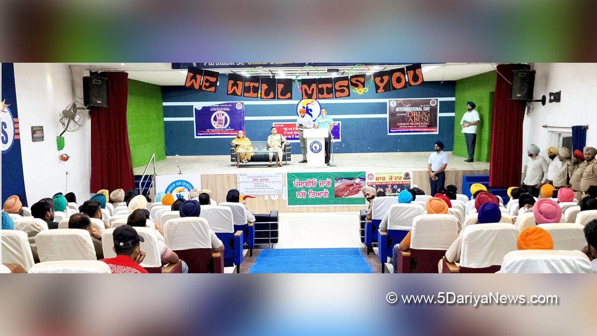 PoonamDeep Kaur,DC Barnala,Deputy Commissioner Barnala,Barnala,International Anti-Drug Day,Anti Drug Mission,Drive Against Drugs,Comprehensive Action against Drug Abuse,CADA
