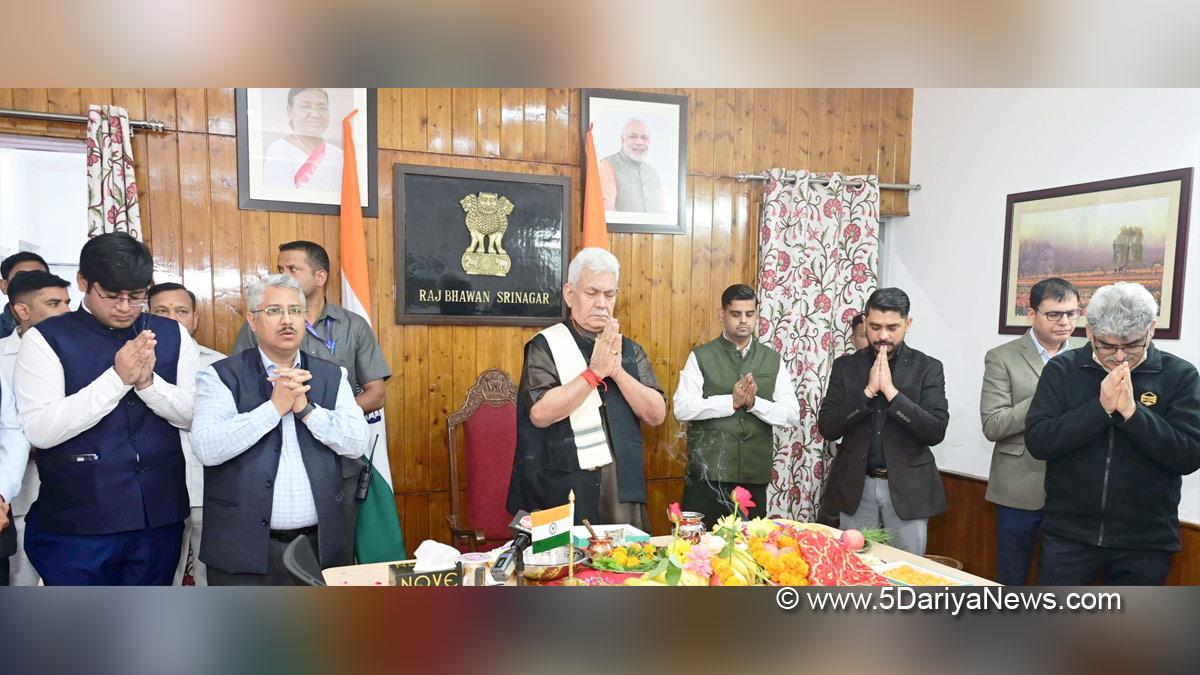 Manoj Sinha, Lieutenant Governor J&K, Raj Bhavan, Jammu, Srinagar, Kashmir, Jammu And Kashmir, Jammu & Kashmir, Shri Amarnath Ji Yatra 2024