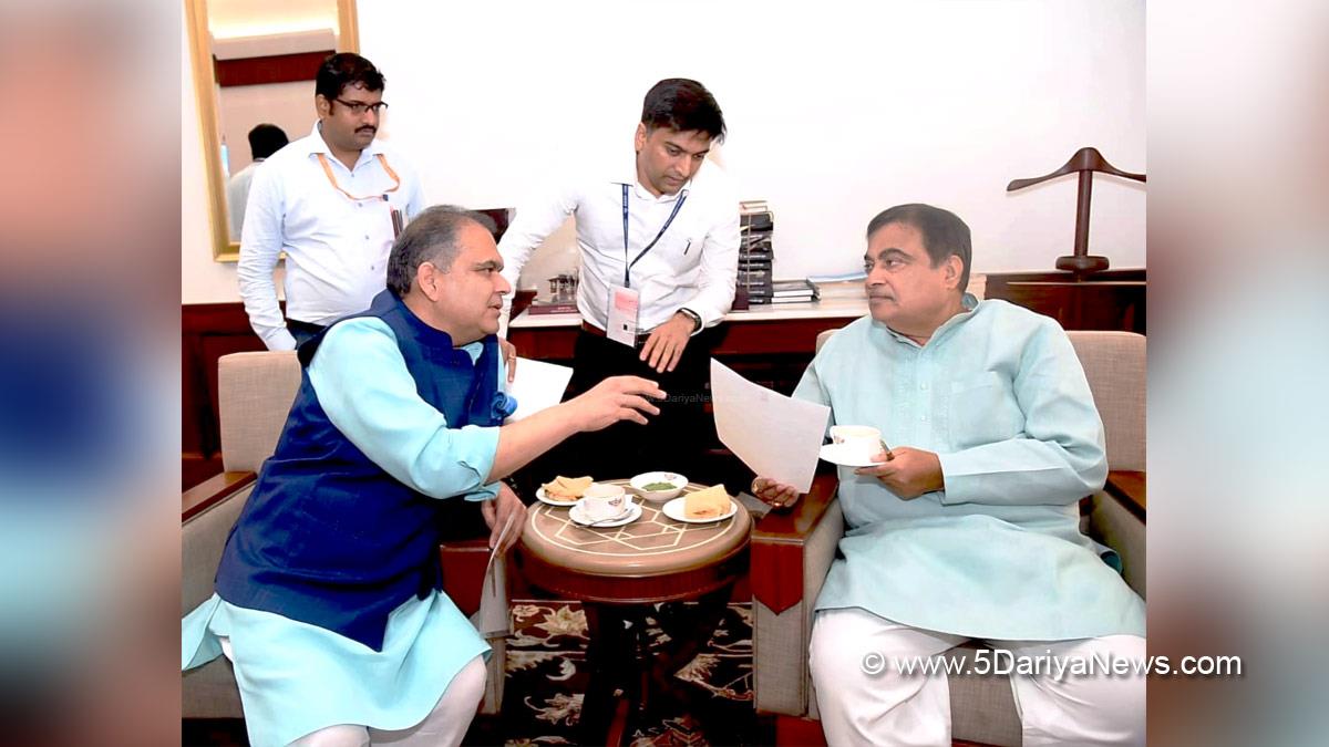 Sanjeev Arora, AAP, Aam Aadmi Party, Aam Aadmi Party Punjab, AAP Punjab, Nitin Gadkari, Nitin Jairam Gadkari, BJP, Bharatiya Janata Party, Union Minister of Road Transport & Highways