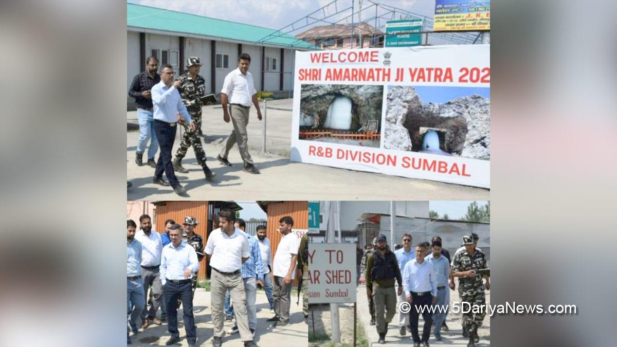 Shakeel-ul-Rehman Rather, Bandipora, Deputy Commissioner Bandipora, Kashmir, Jammu And Kashmir, Jammu & Kashmir, District Administration Bandipora, Shri Amarnath Ji Yatra, Shri Amarnathji Yatra 2024, Amarnathji Yatra, Amarnathji Yatra 2024, Shri Amarnath Ji Pilgrimage, Shri Amarnathji Shrine Board, SASB, SANJY-2024