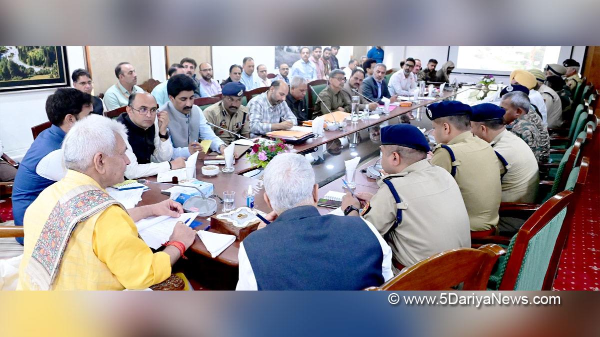 Manoj Sinha, Lieutenant Governor J&K, Raj Bhavan, Bhupinder Kumar, Pahalgam, Anantnag, DDC Anantnag, Deputy Commissioner, Syeed Fakhrudin Hamid, S F Hamid, Kashmir, Jammu And Kashmir, Jammu & Kashmir, District Administration Anantnag, Shri Amarnath Ji Yatra, Shri Amarnathji Yatra 2024, Amarnathji Yatra, Amarnathji Yatra 2024, Shri Amarnath Ji Pilgrimage, Shri Amarnathji Shrine Board, SASB, SANJY-2024