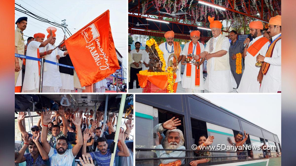 Manoj Sinha, Lieutenant Governor J&K, Raj Bhavan, Jammu, Srinagar, Kashmir, Jammu And Kashmir, Jammu & Kashmir, Shri Amarnath Ji Yatra, Shri Amarnathji Yatra 2024, Amarnathji Yatra, Amarnathji Yatra 2024, Shri Amarnath Ji Pilgrimage, Shri Amarnathji Shrine Board, SASB, SANJY-2024