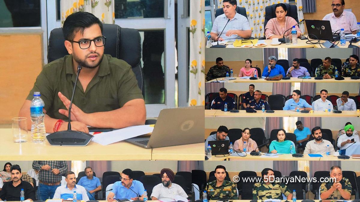 Abhishek Sharma, Samba, Deputy Commissioner Samba, Kashmir, Jammu And Kashmir, Jammu & Kashmir, District Administration Samba, Narco Coordination Centre, NCORD
