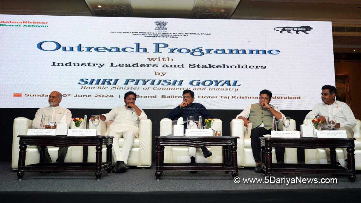 Piyush Goyal, Gangapuram Kishan Reddy, G. Kishan Reddy, BJP, Bharatiya Janata Party, Hyderabad