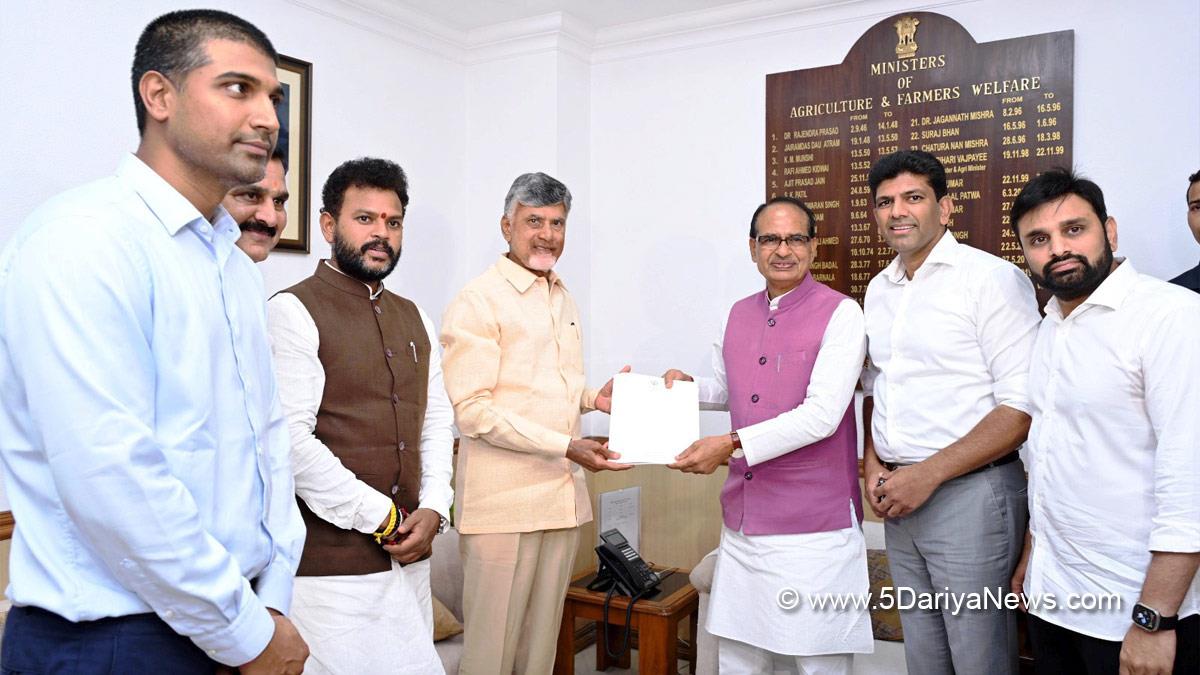 N Chandrababu Naidu, Nara Chandrababu Naidu, Telugu Desam Party, TDP, Shivraj Singh Chouhan, Shivraj Chauhan, BJP, Bharatiya Janata Party