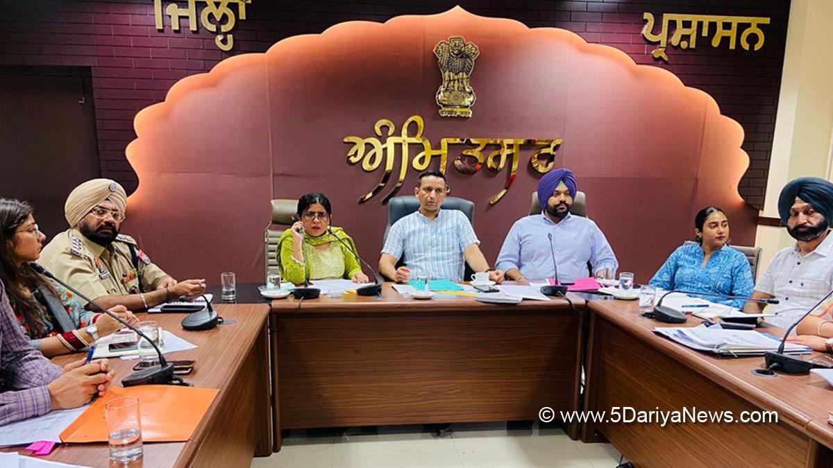 Ghanshyam Thori, DC Amritsar, Amritsar, Deputy Commissioner Amritsar
