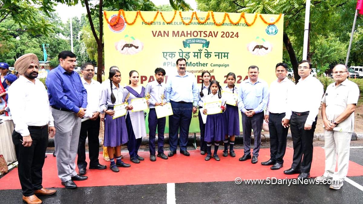  Paudh Mela, Ek Ped Maa Ke Naam, Chandigarh Renewable Energy and Science & Technology Promotion Society, CREST, Rajeev Verma