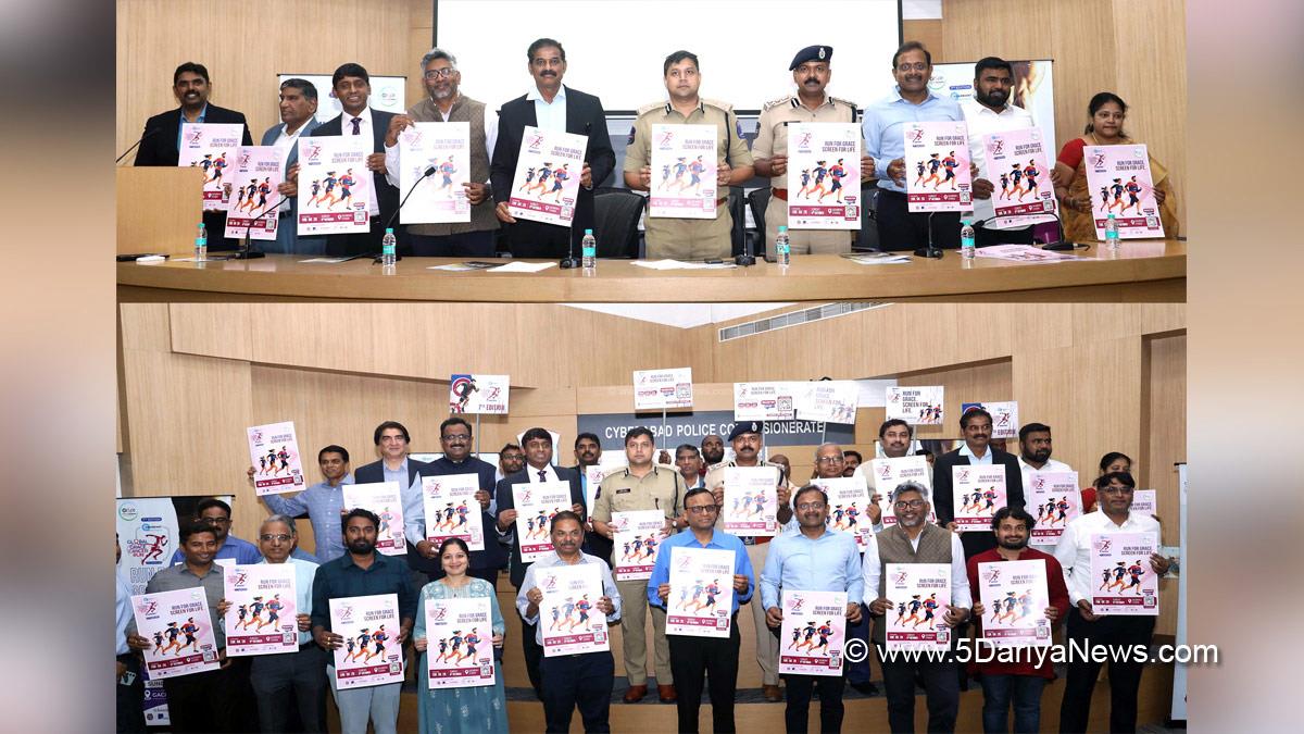 Grace Cancer Run 2024, Cyberabad, Avinash Mohanty,Run for Grace Screen for Life