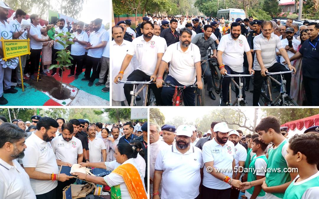Nayab Singh Saini, Haryana, Bharatiya Janata Party, BJP, Haryana Chief Minister, Chief Minister of Haryana, BJP Haryana, Aseem Goel, Ek Ped Maa Ke Naam, Ambala 