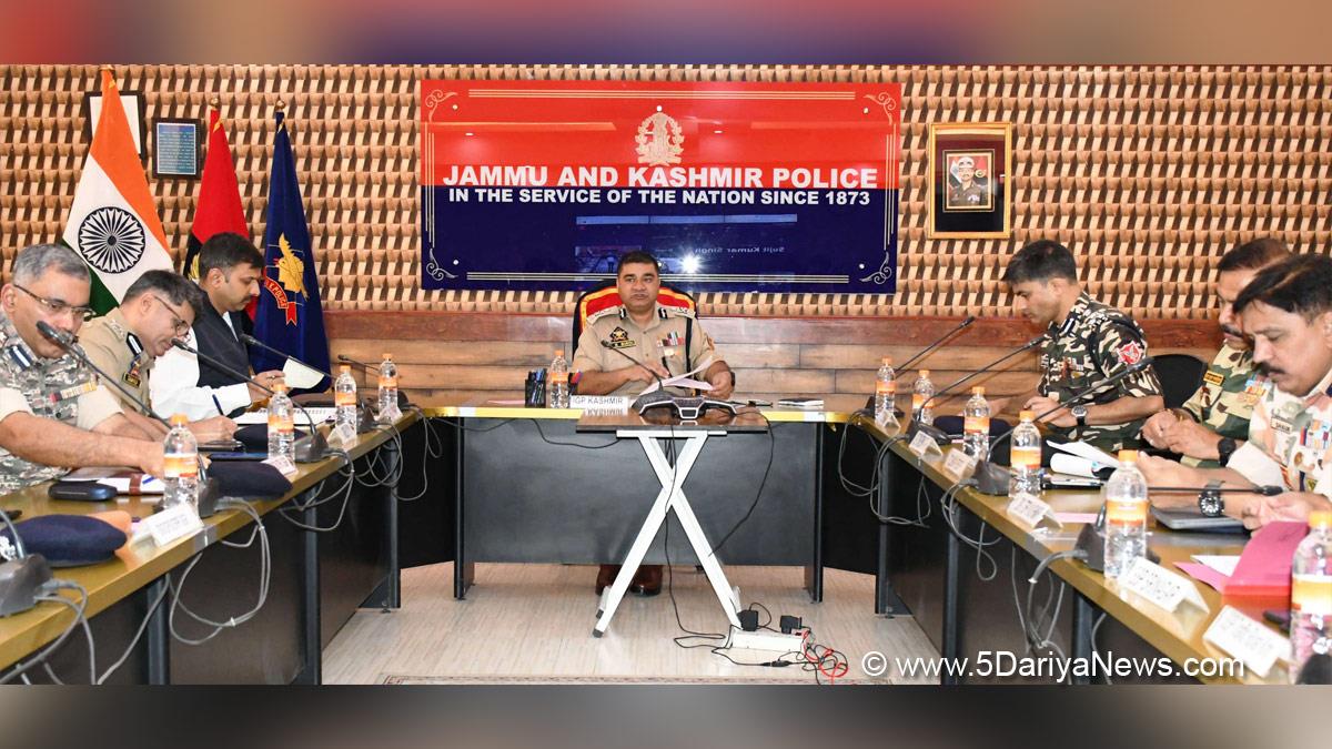 V.K Birdi, IGP Kashmir, Shri Amarnath Ji Yatra, Shri Amarnathji Yatra 2024, Amarnathji Yatra, Amarnathji Yatra 2024, Shri Amarnath Ji Pilgrimage, Shri Amarnathji Shrine Board, SASB, SANJY-2024