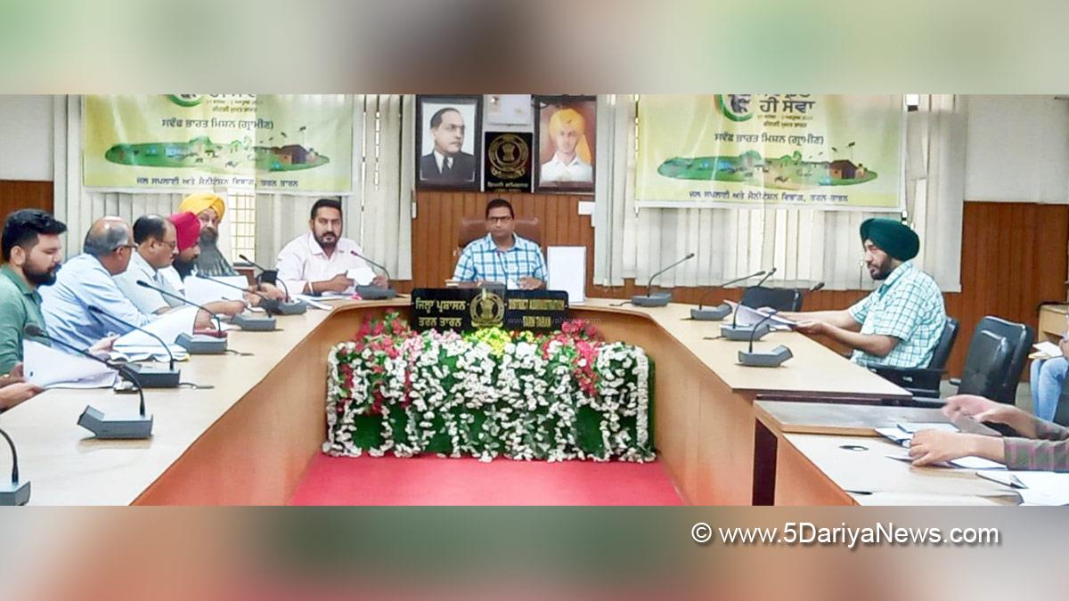Sandeep Kumar, DC Tarn Taran, Tarn Taran, Deputy Commissioner Tarn Taran