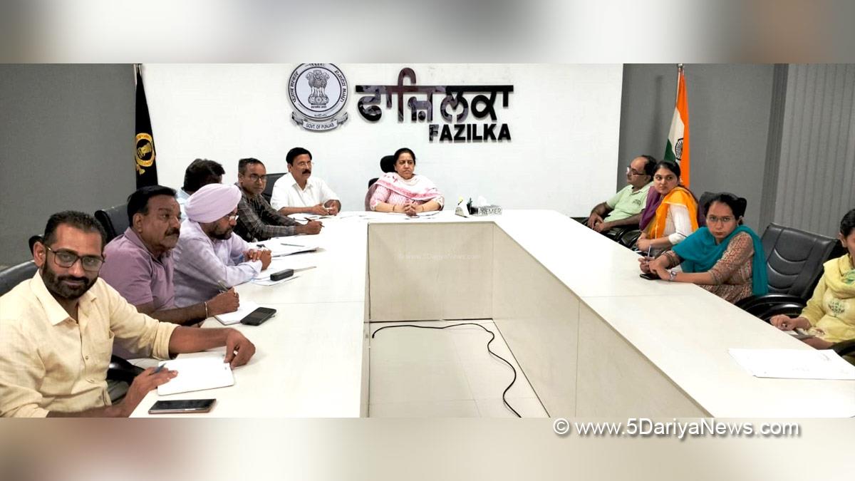 Senu Duggal, DC Fazilka, Fazilka, Deputy Commissioner Fazilka