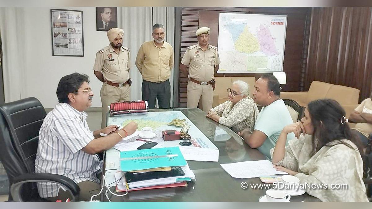 Navjot Pal Singh Randhawa, DC SBS Nagar, Shaheed Bhagat Singh Nagar, Nawanshahr, S.B.S. Nagar, Deputy Commissioner S.B.S. Nagar