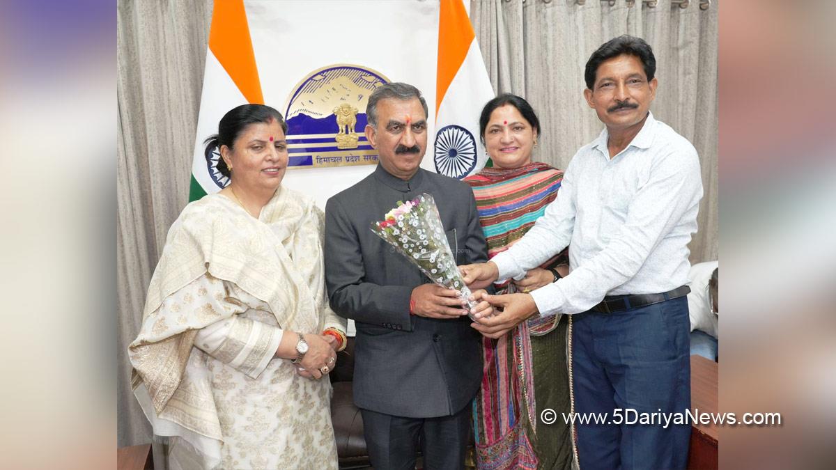 Sukhvinder Singh Sukhu, Himachal Pradesh, Himachal, Congress, Indian National Congress, Himachal Congress, Shimla, Chief Minister of Himachal Pradesh