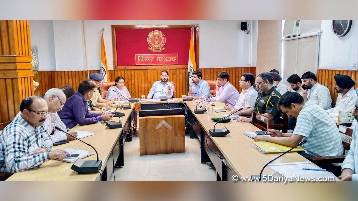 Rajesh Dhiman, DC Ferozepur, Deputy Commissioner Ferozepur, Ferozepur