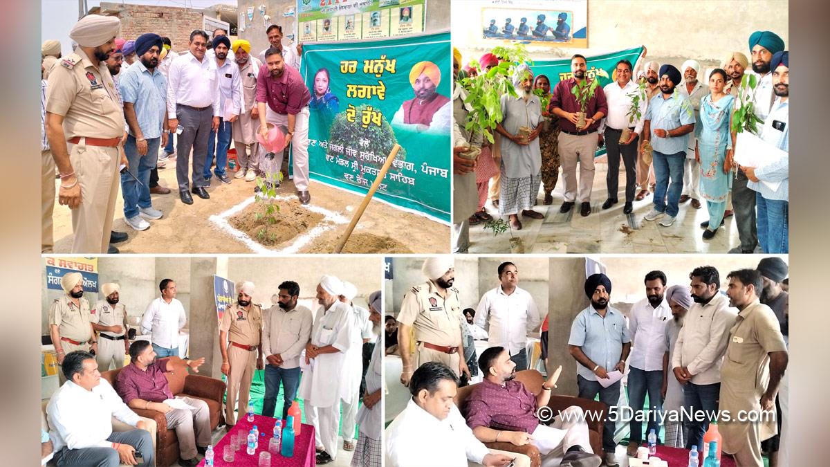 Harpreet Singh Sudan, DC Sri Mukatsar Sahib, Sri Mukatsar Sahib, Deputy Commissioner Sri Mukatsar Sahib, Dr. Sanjeev Sharma, Bhagwant Mann Sarkar Tuhade Dwar