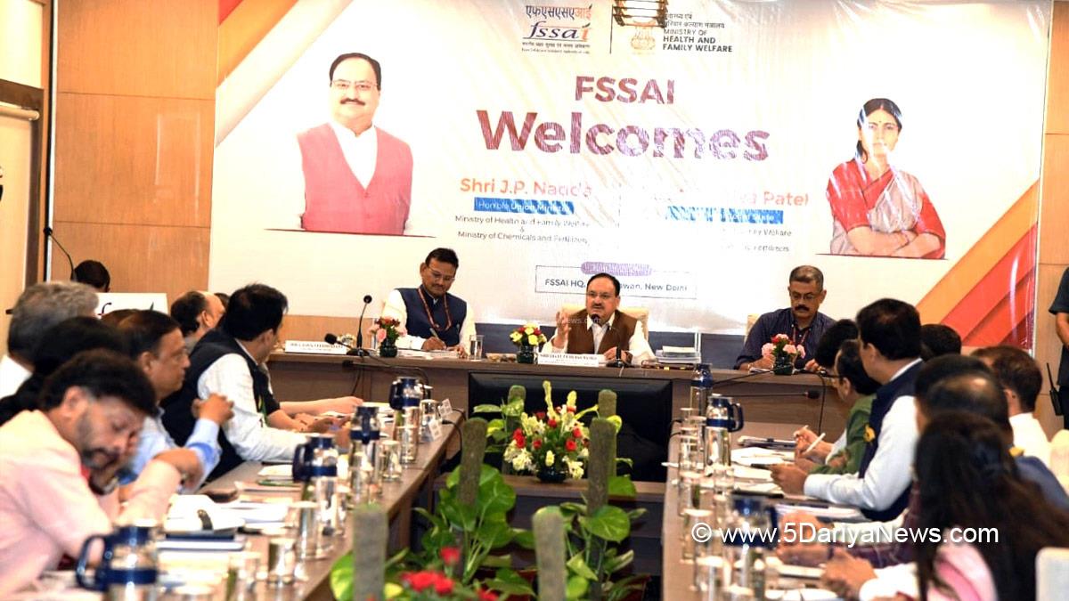 Jagat Prakash Nadda, BJP President, BJP, Bharatiya Janata Party, Food Safety and Standards Authority of India, FSSAI